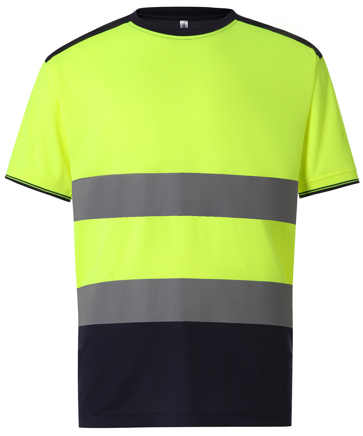 Hi-vis two-tone t-shirt (HVJ400) | yellow/navy