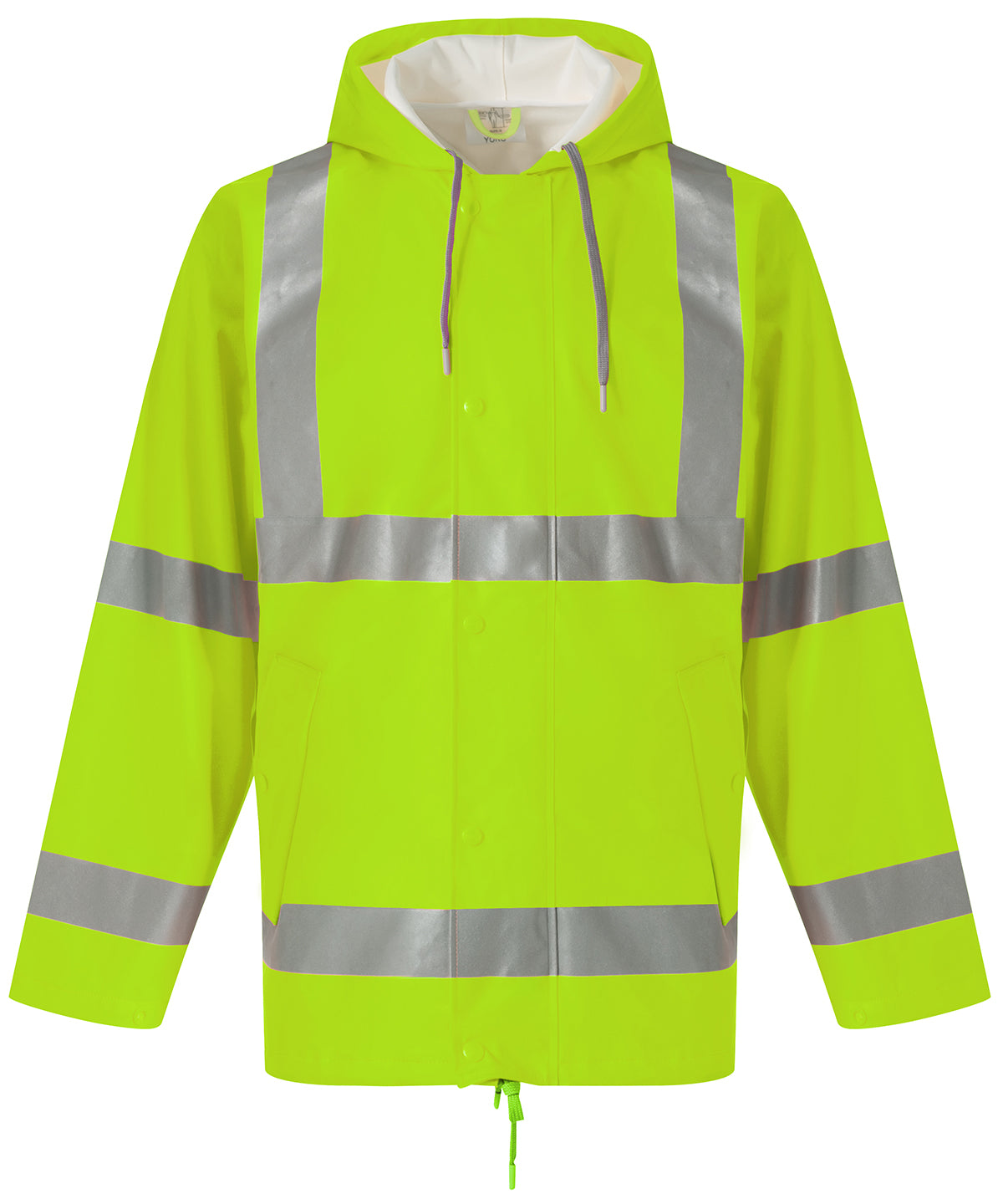 Hi-vis soft flex breathable U-dry jacket (HVS450) | Yellow