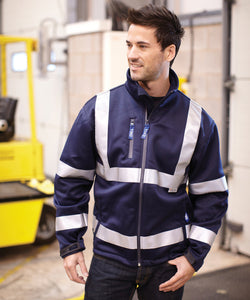 Hi-vis softshell jacket (HVK09) | black