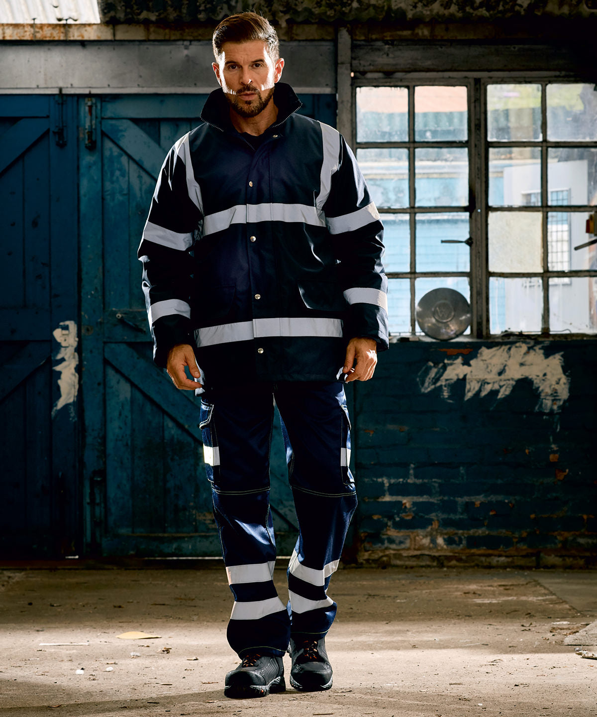 Hi-vis security jacket (HVP301) | black
