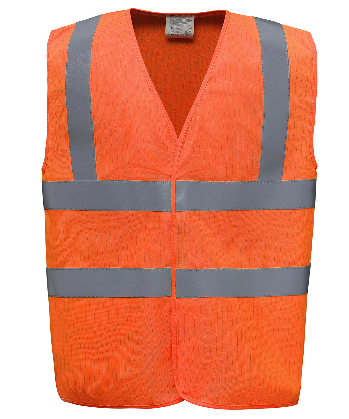 Hi-vis flame-retardant anti-static waistcoat (HVW100ASFR) | Orange