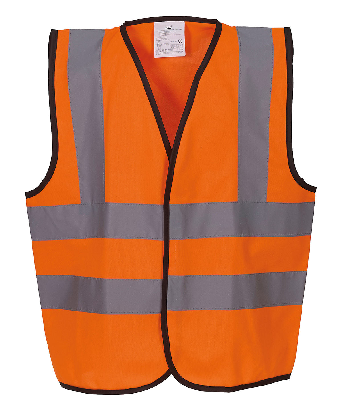 Kids hi-vis 2 bb waistcoat (HVW100CH) | yellow