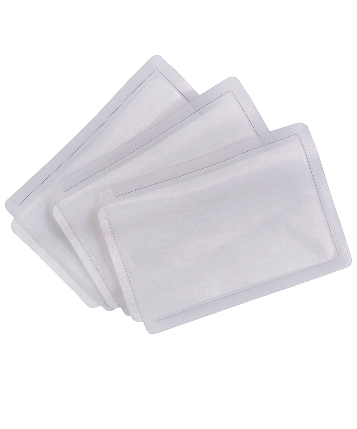 Heat-apply ID pockets (ID04/ID05/ID06) (Pack of 50) | Clear