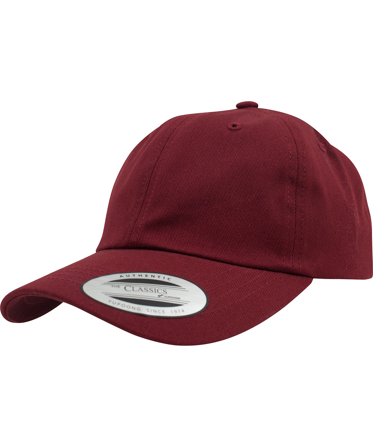 Dad hat baseball strap back (6245CM) | maroon