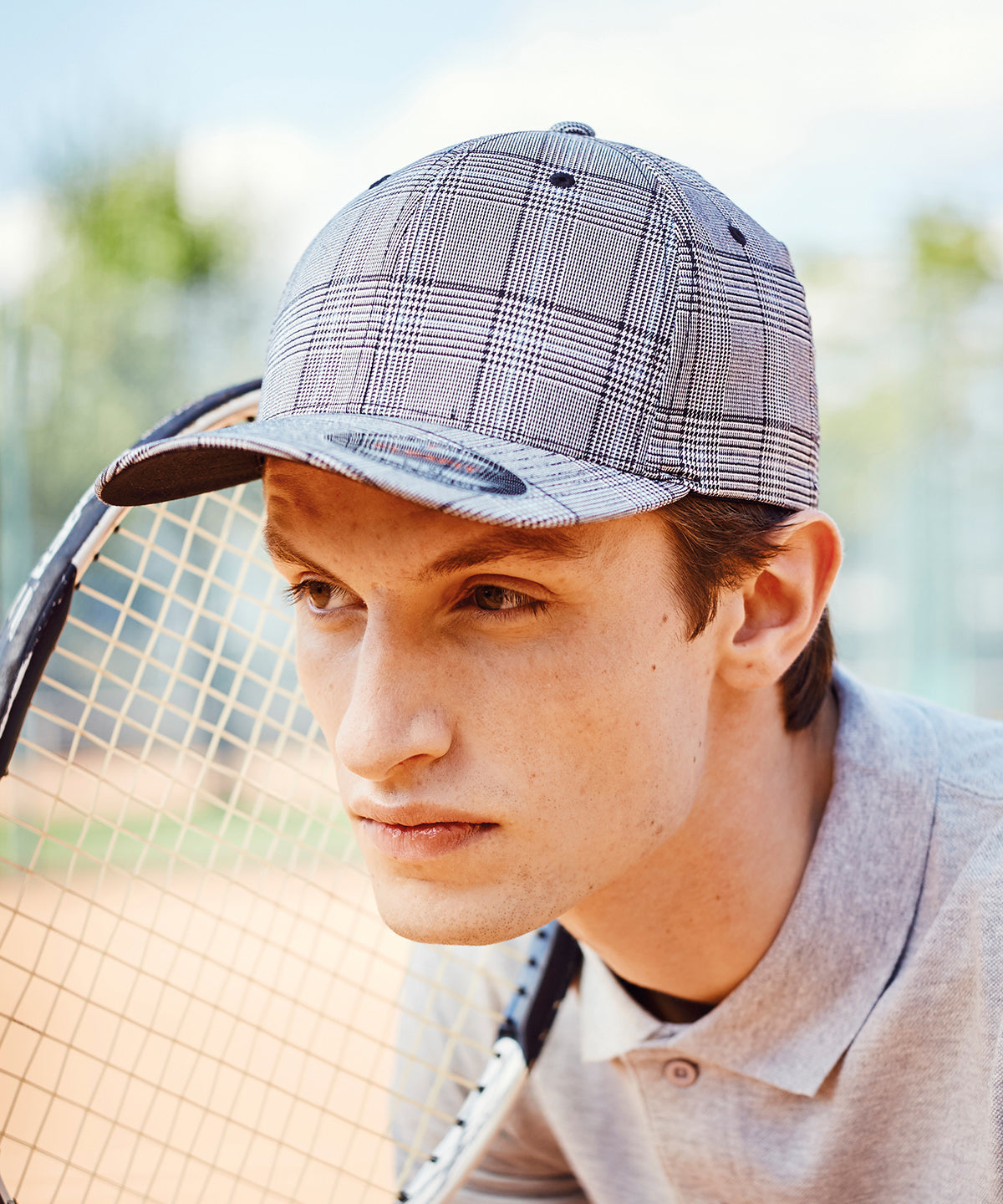Flexfit glen check (6196) | black/white