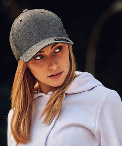 Flexfit melange cap (6355) | dark heather grey