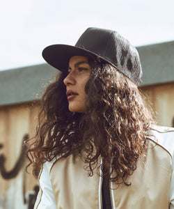 5-Panel retro trucker cap (6506) | black