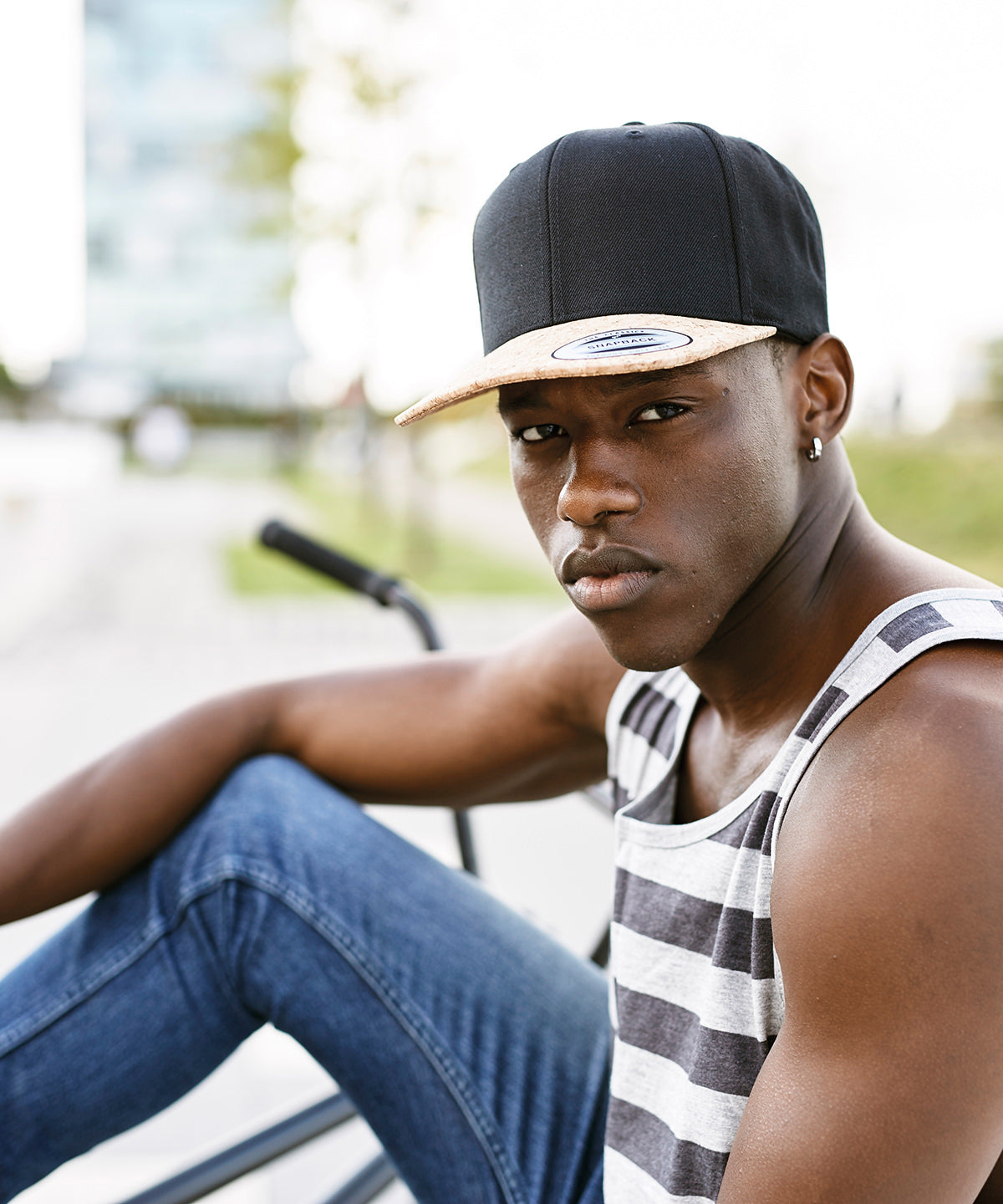 Cork snapback (6089CO) | black