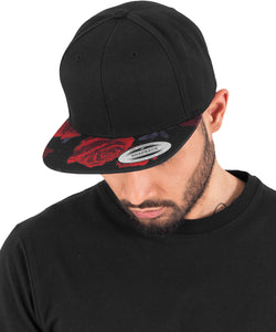 Roses snapback (6089R) | black/red