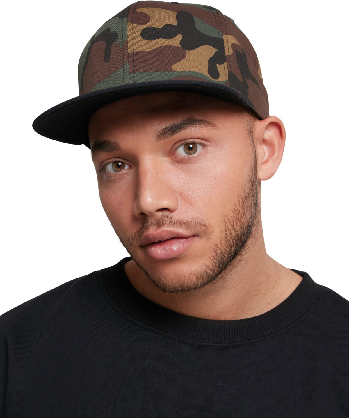 Classic snapback 2-tone camo (6089TC) | black/green camo