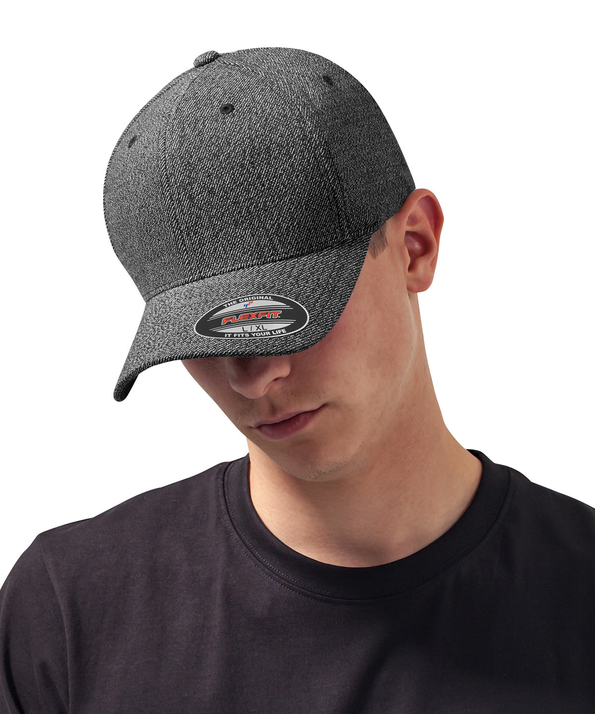 Flexfit natural melange (6277M) | black