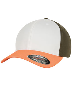 3-tone Flexfit (6277TT) | neon orange/white/olive