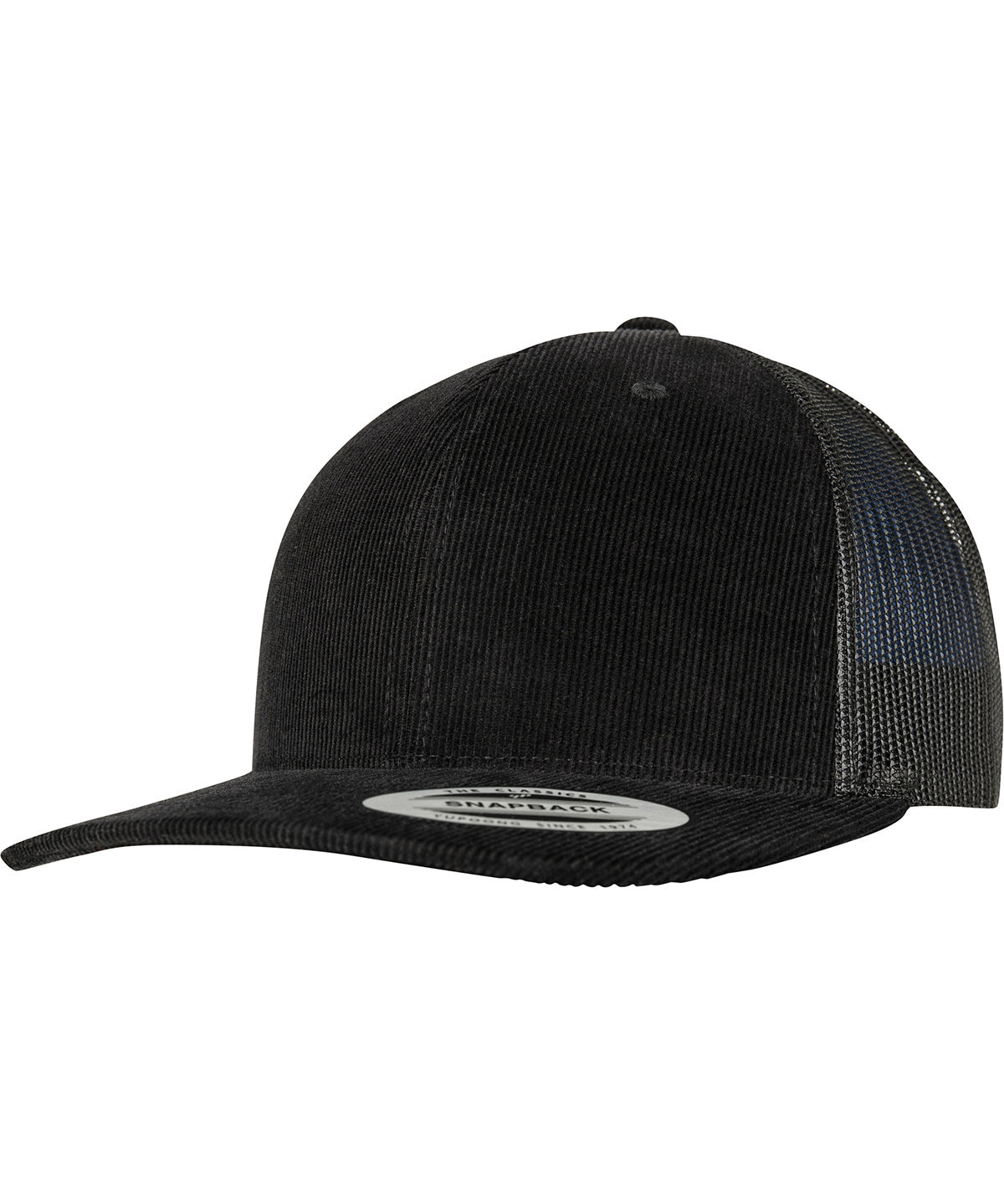 Corduroy retro trucker (6606CT) | black