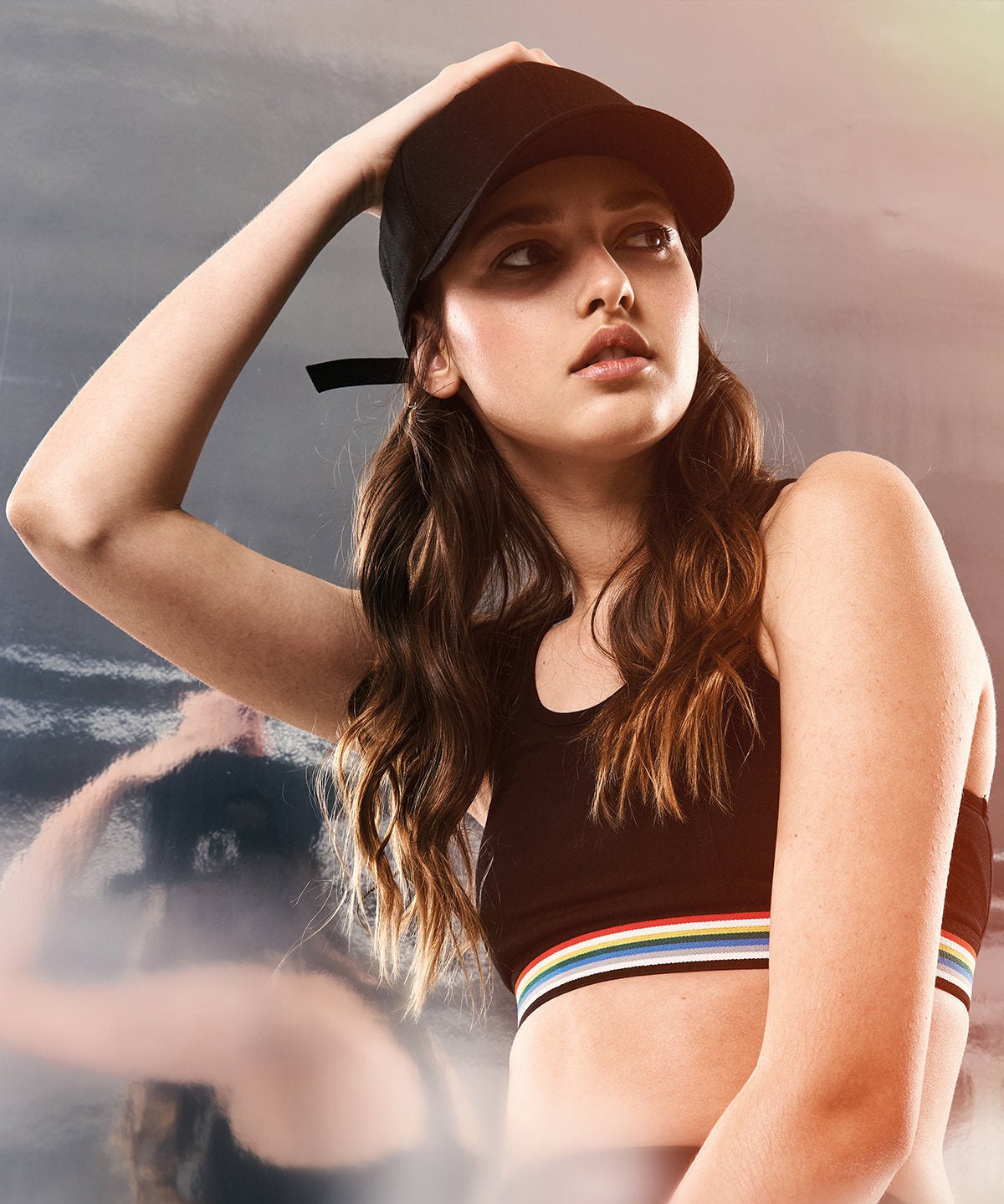 6-panel curved metal snap (7708MS) | croissant