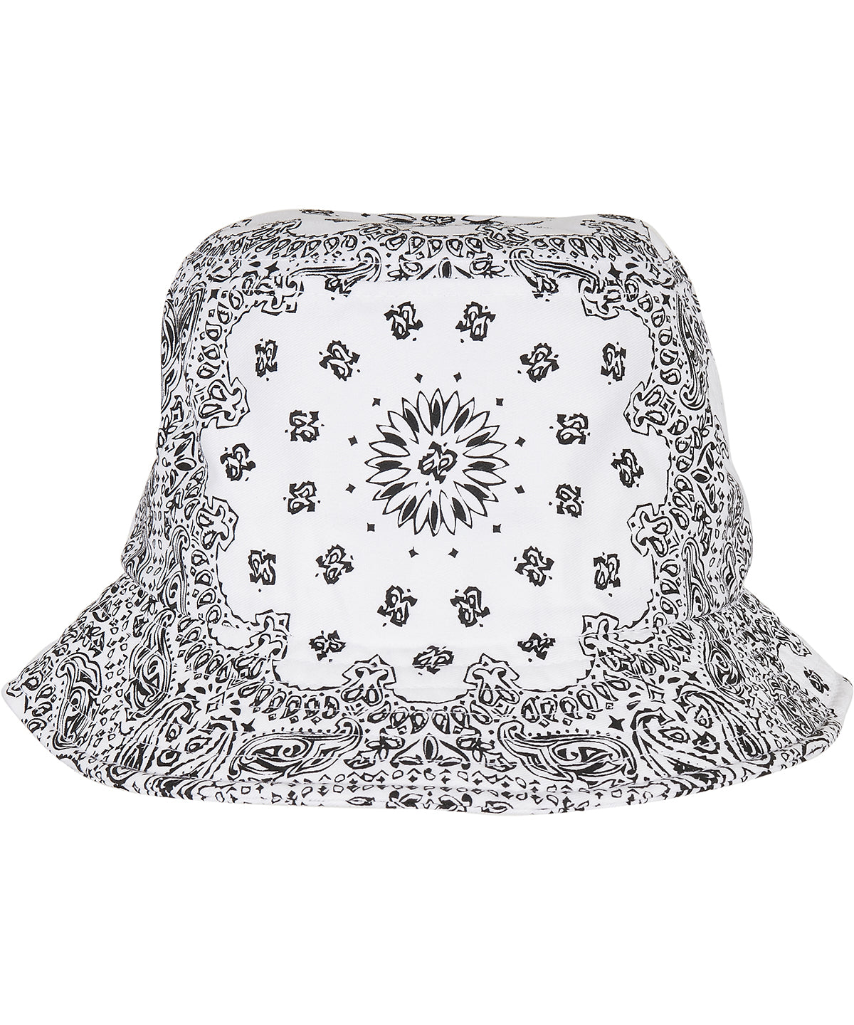 Bandana print bucket hat (5003BP) | white