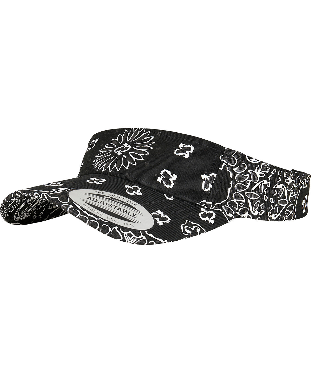 Bandana print visor (8888BP) | Black