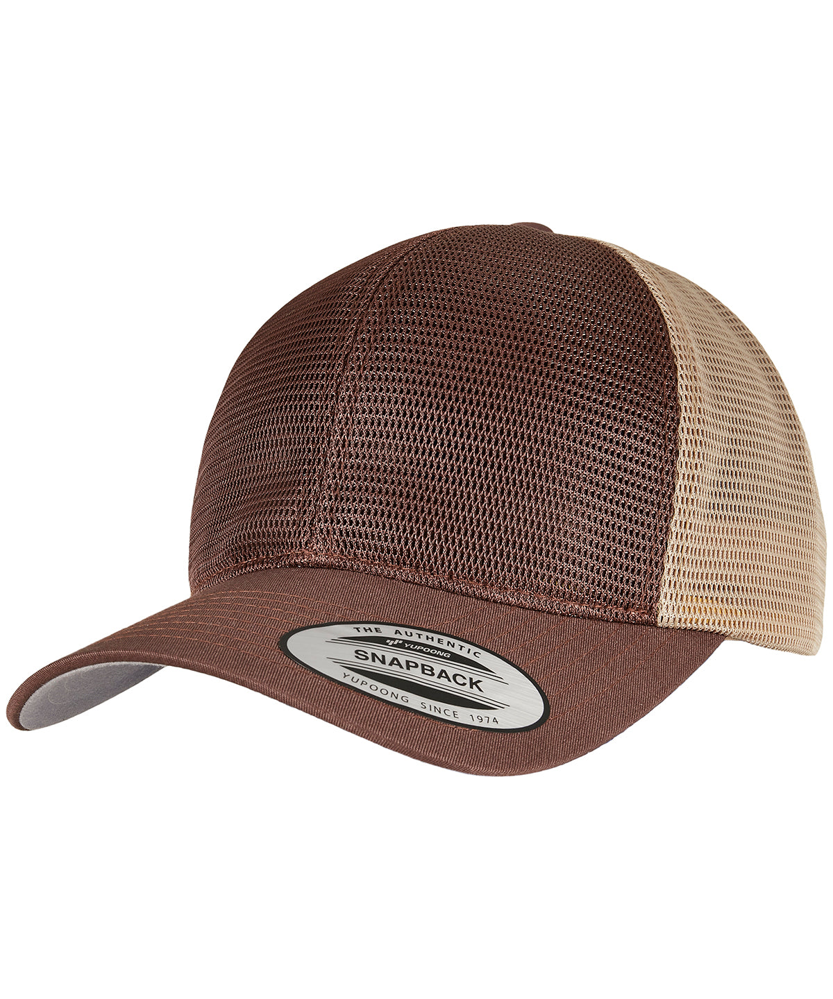 360 omnimesh 2-tone cap (6360T) | Brown/Khaki