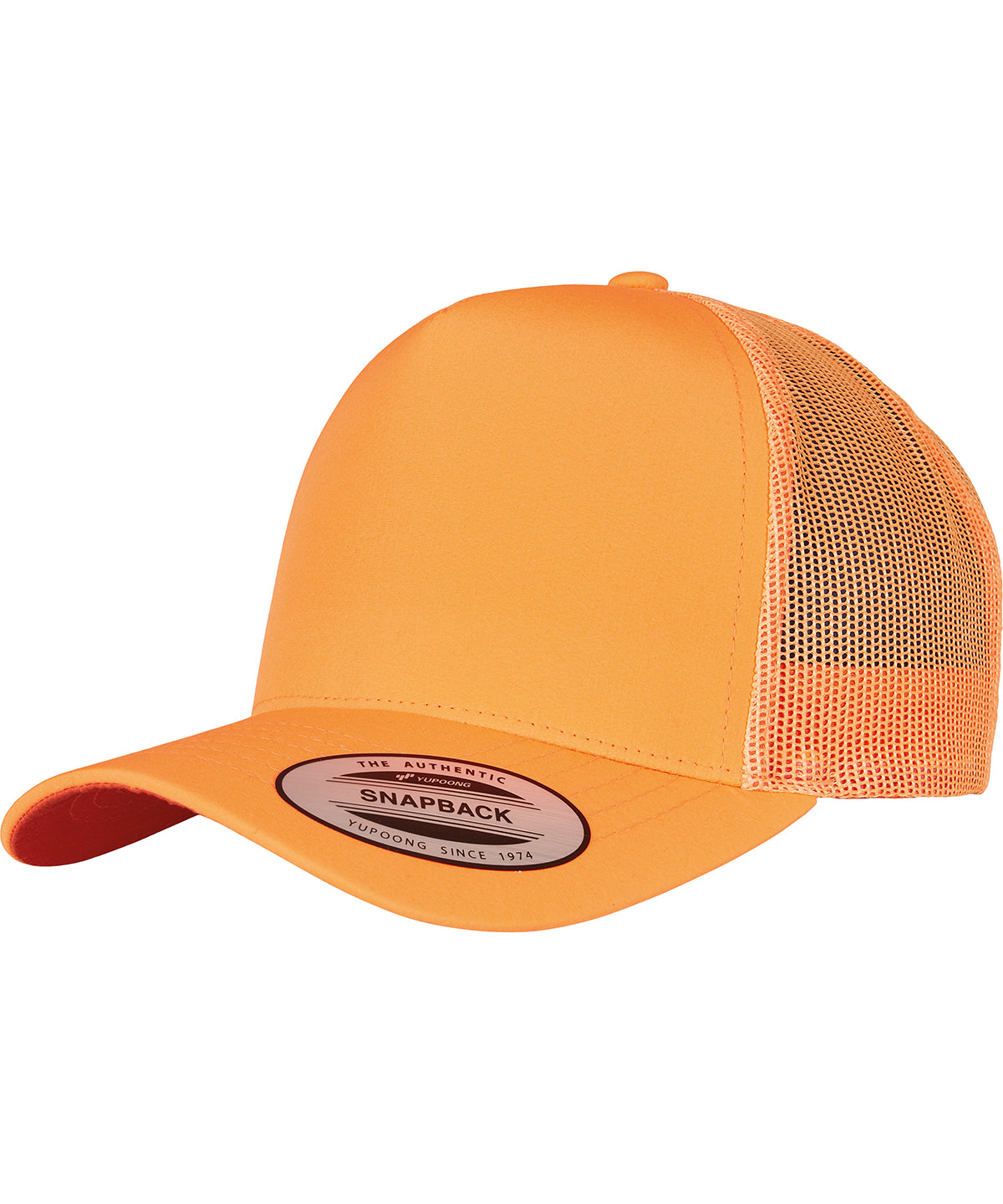 Neon retro trucker (6506NT) | neon orange