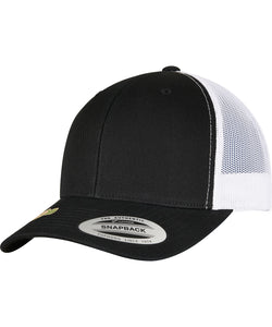 YP classics recycled retro trucker cap 2-tone (6606RT) | black/white