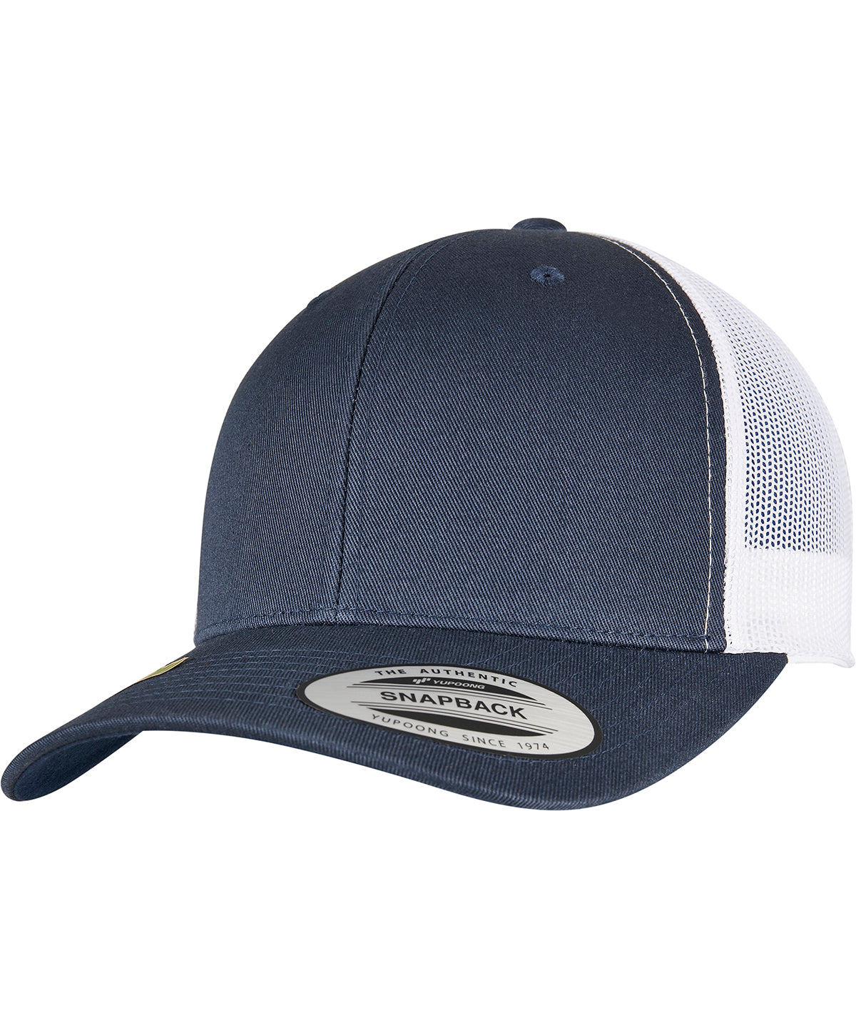YP classics recycled retro trucker cap 2-tone (6606RT) | navy/white