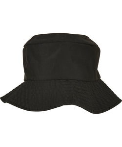 Elastic adjuster bucket hat | black
