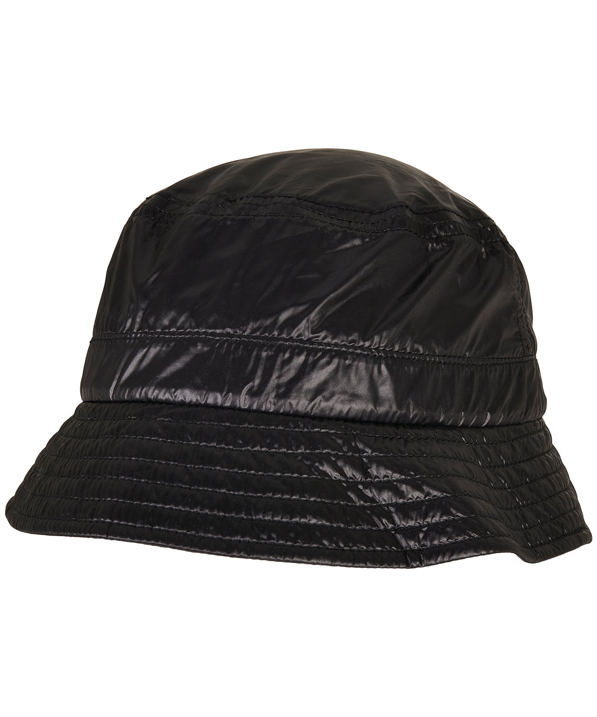 Light nylon bucket hat | black