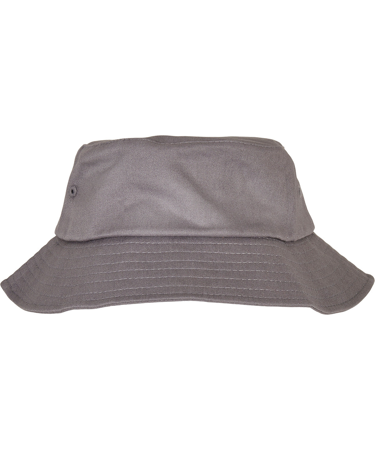 Kids Flexfit cotton twill bucket hat | grey