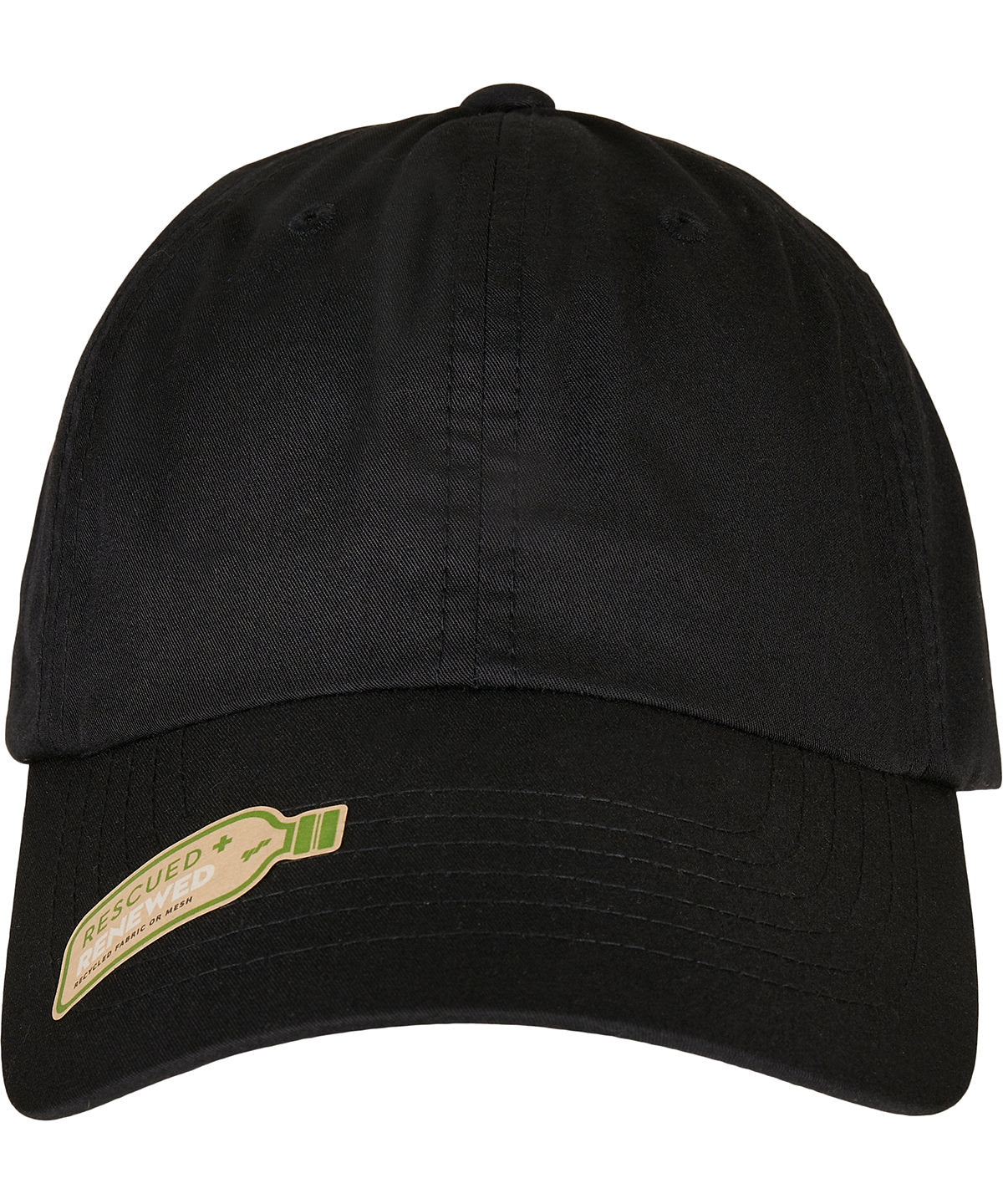 Recycled polyester dad cap | black