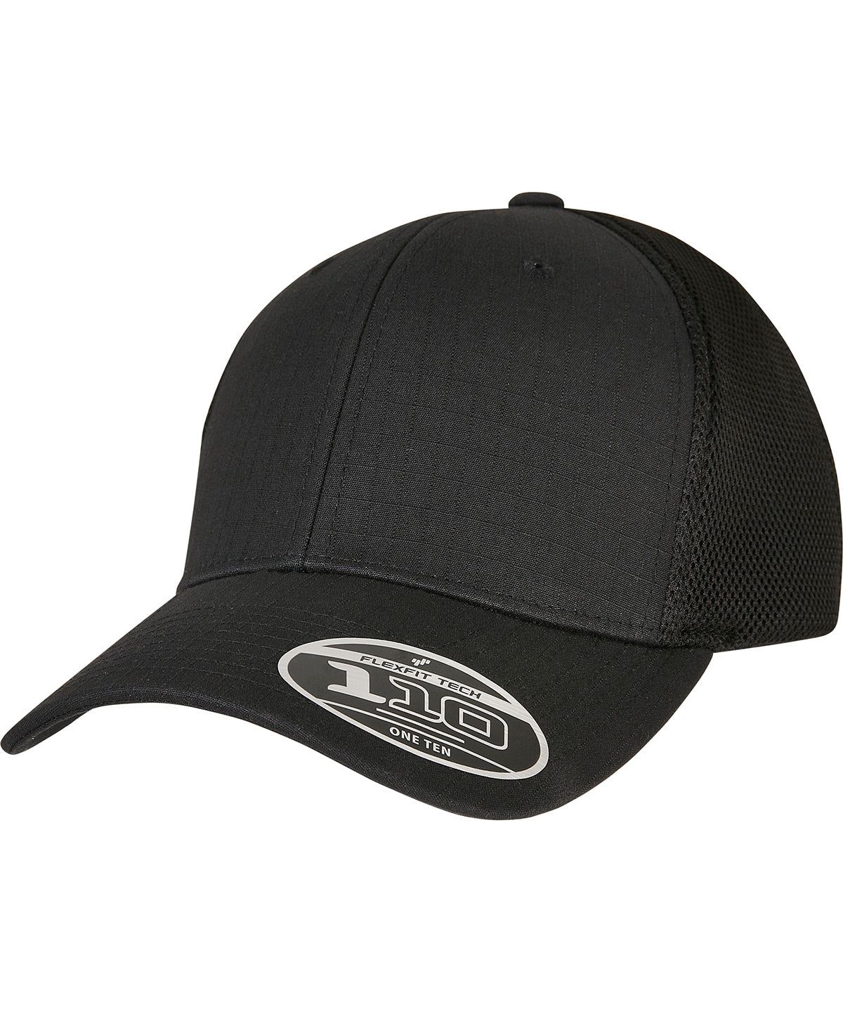 110 Flexfit Ripstop mesh cap (110RM) | black