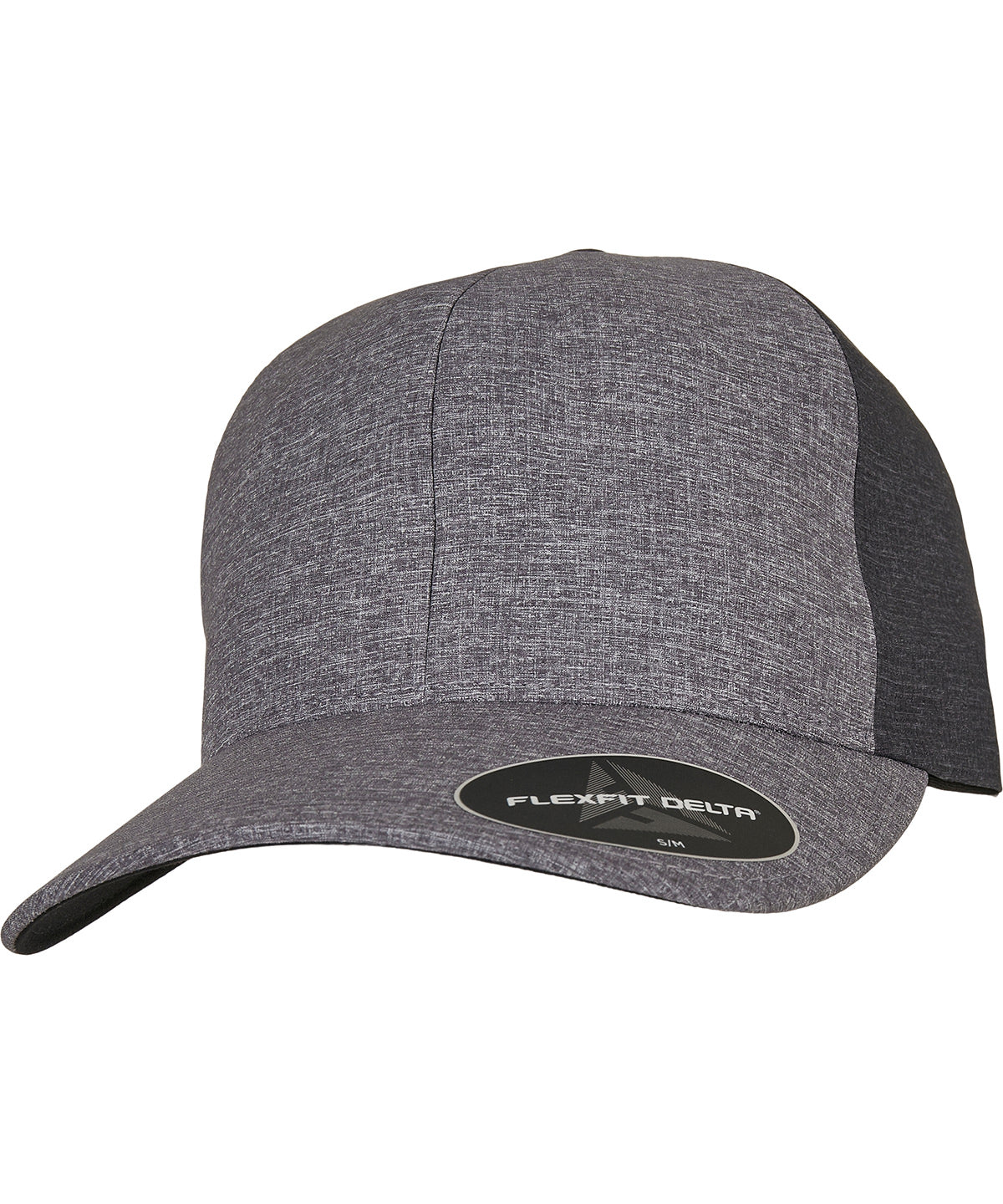 Flexfit Delta® carbon 2-tone cap (180T) | melange blue /melange charcoal