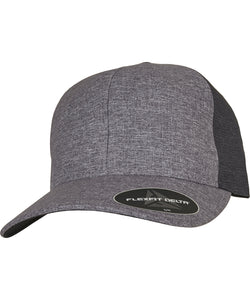 Flexfit Delta® carbon 2-tone cap (180T) | melange blue /melange charcoal