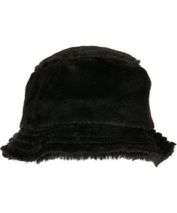Faux fur bucket hat (5003FF) | black