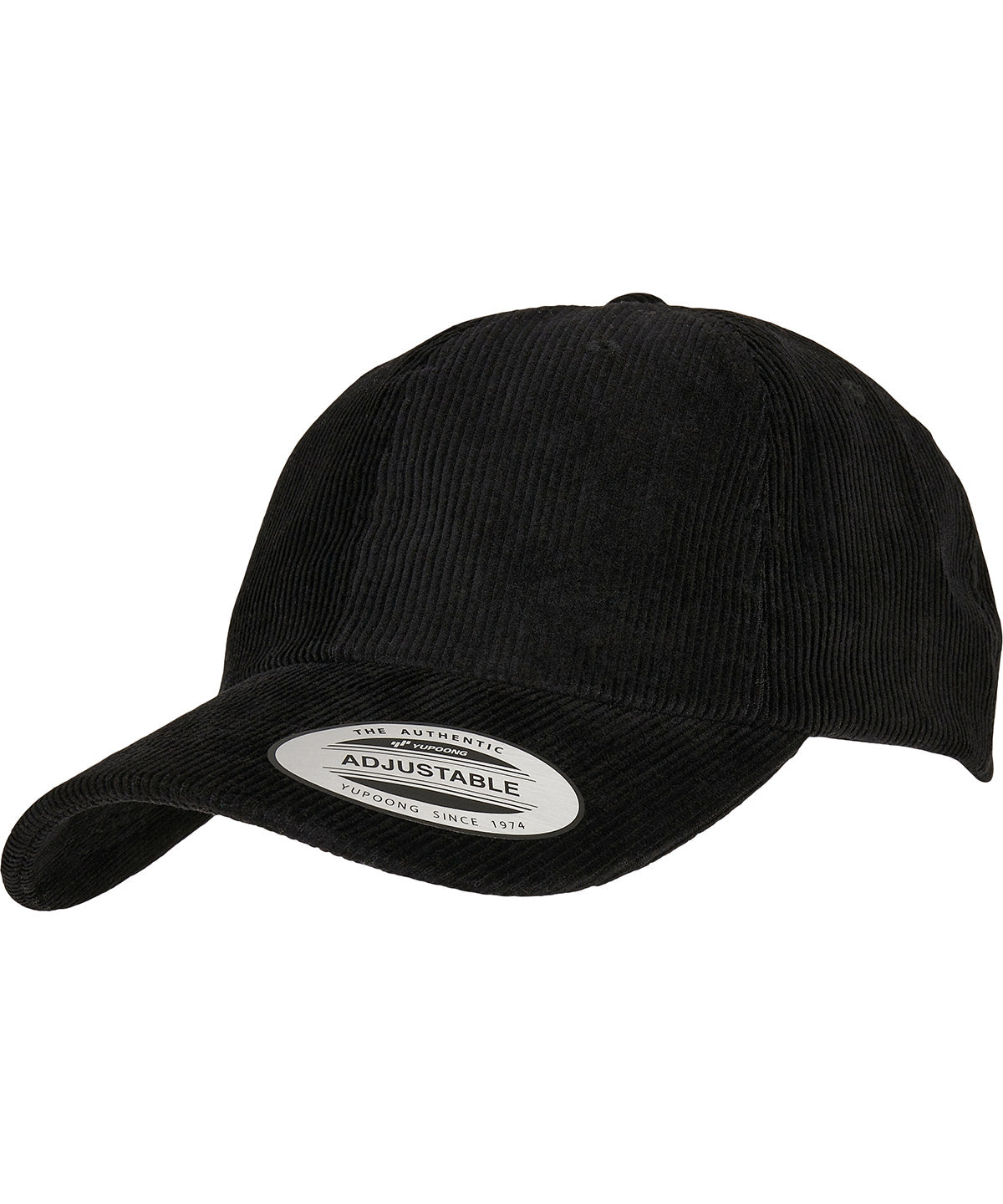 Low-profile corduroy dad cap (6245CD) | black