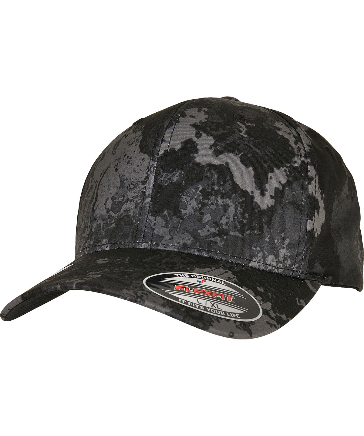Flexfit Veil Camo cap (6277VC) | poseidon black