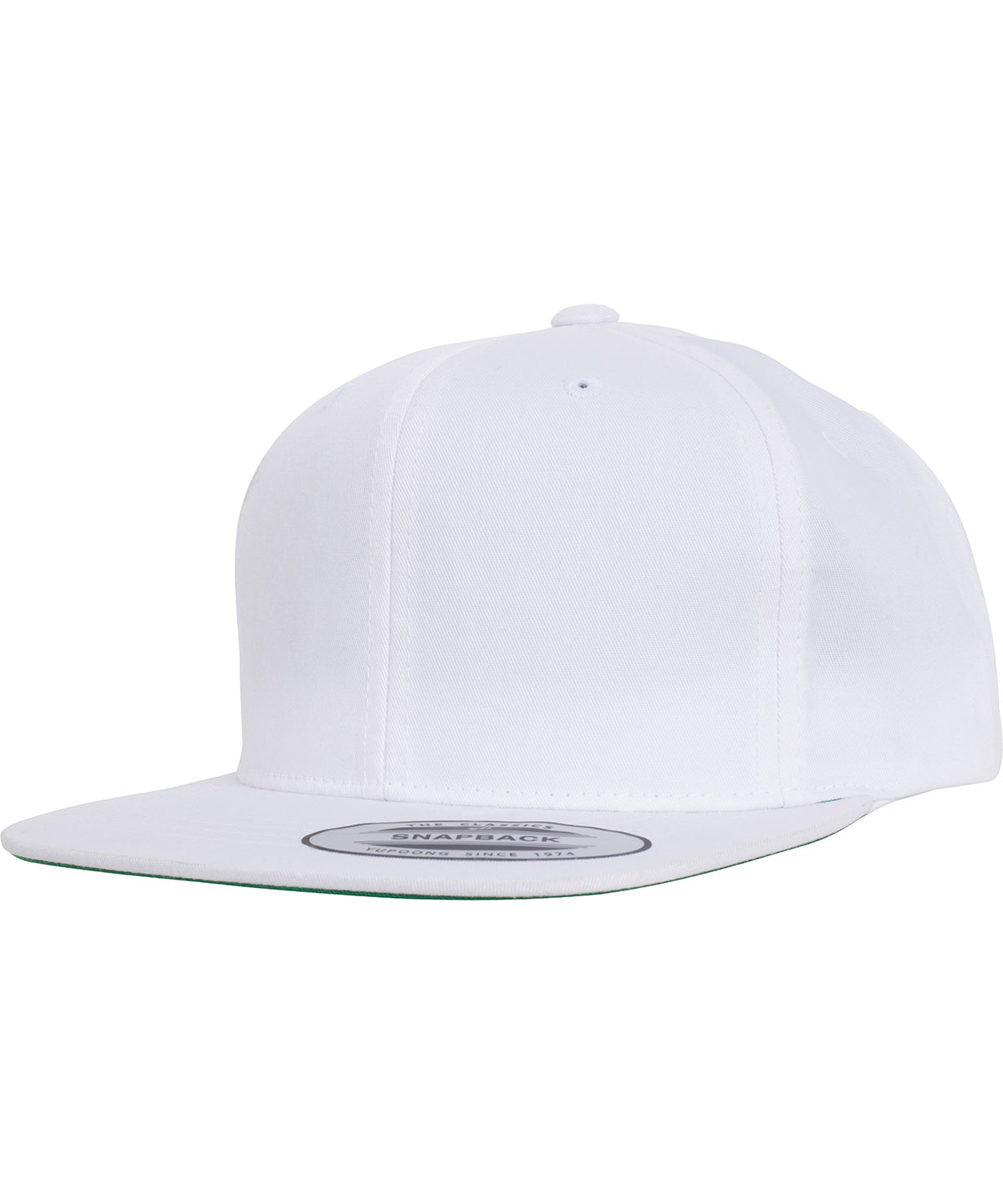 Pro-style twill snapback youth cap (6308) | white