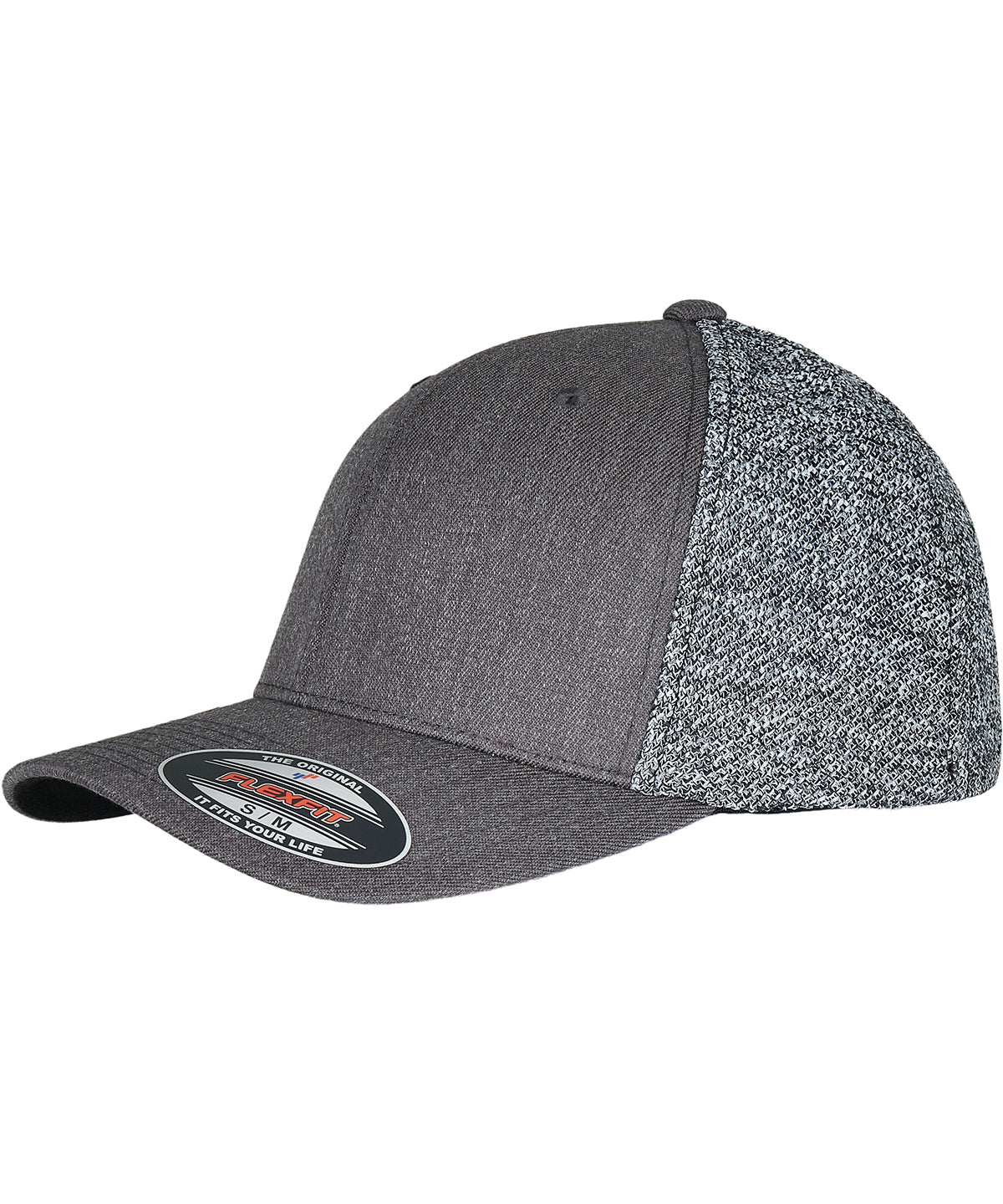 Flexfit trucker melange mesh (6511MM) | black/grey melange