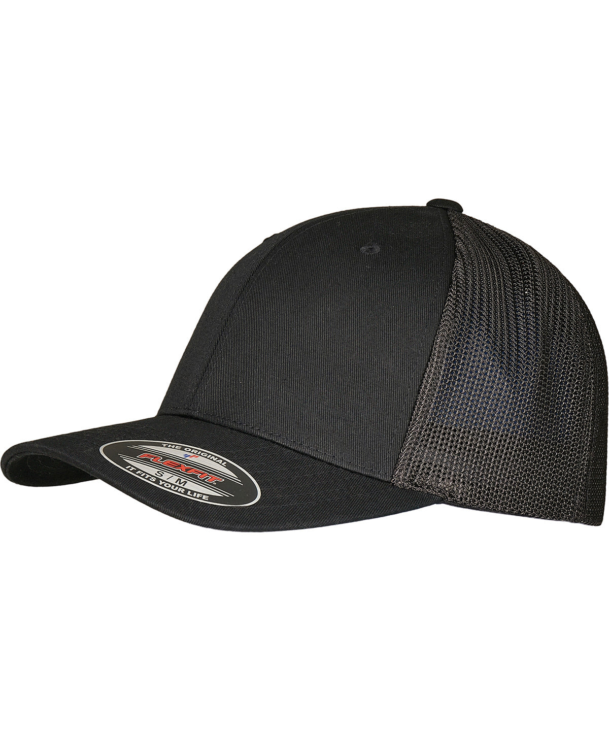 Flexfit trucker recycled mesh (6511RM) | black/black