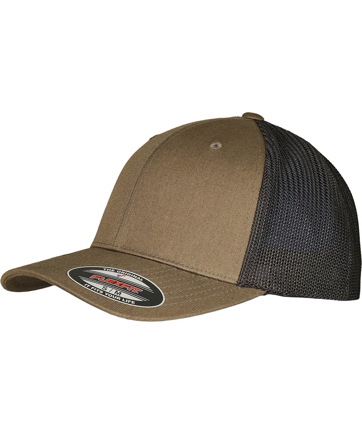 Flexfit trucker recycled mesh (6511RM) | olive/black
