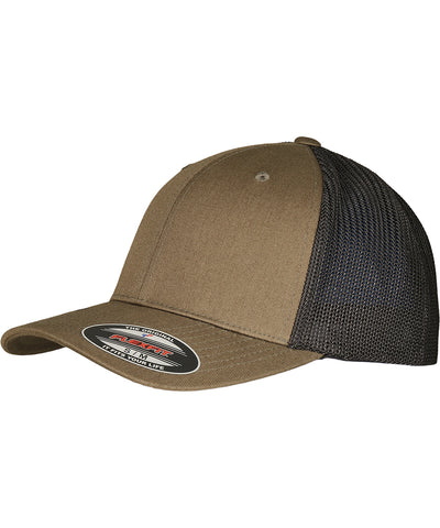 Flexfit trucker recycled mesh (6511RM) | olive/black