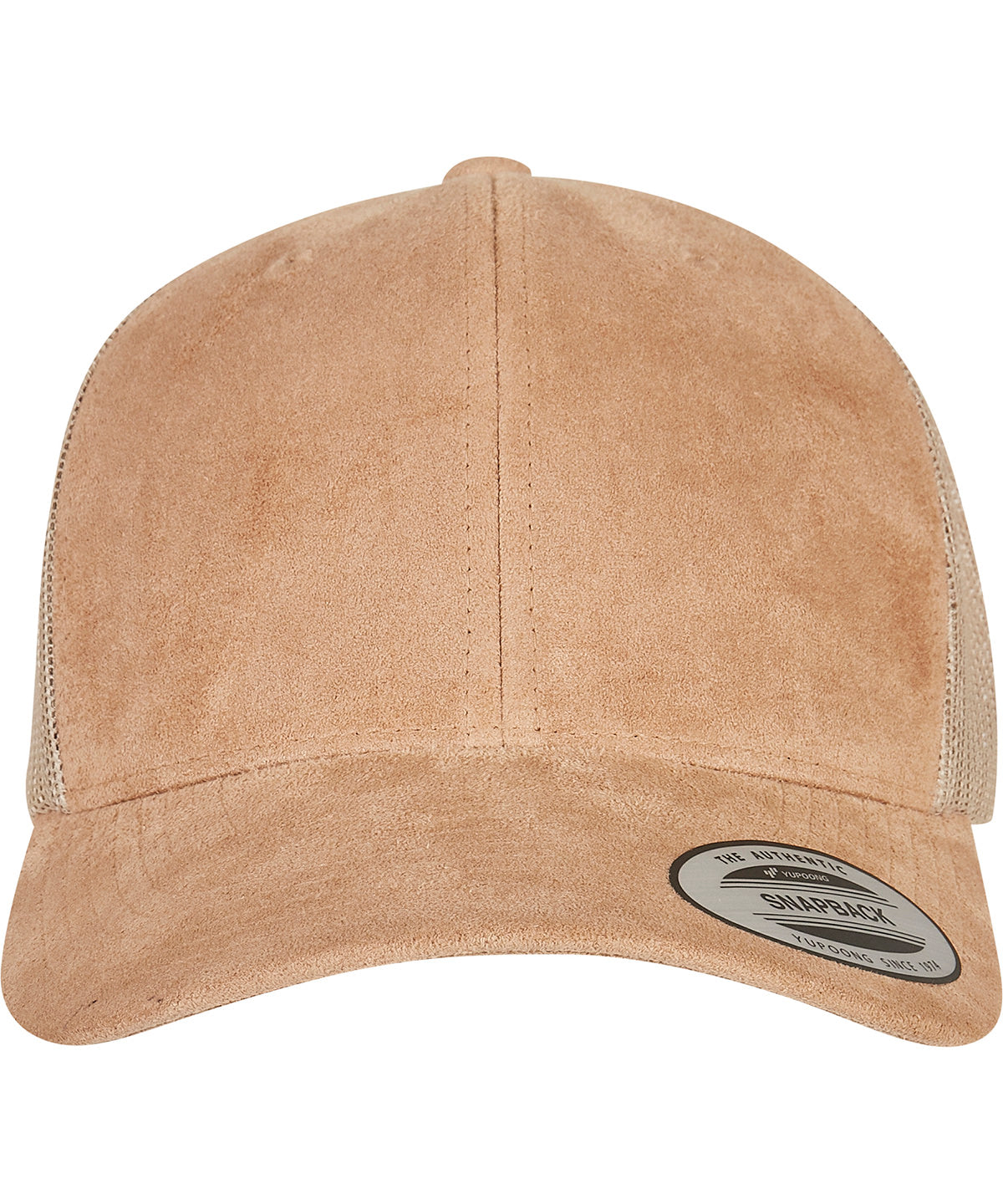 Imitation suede leather trucker cap (6606SU) | khaki