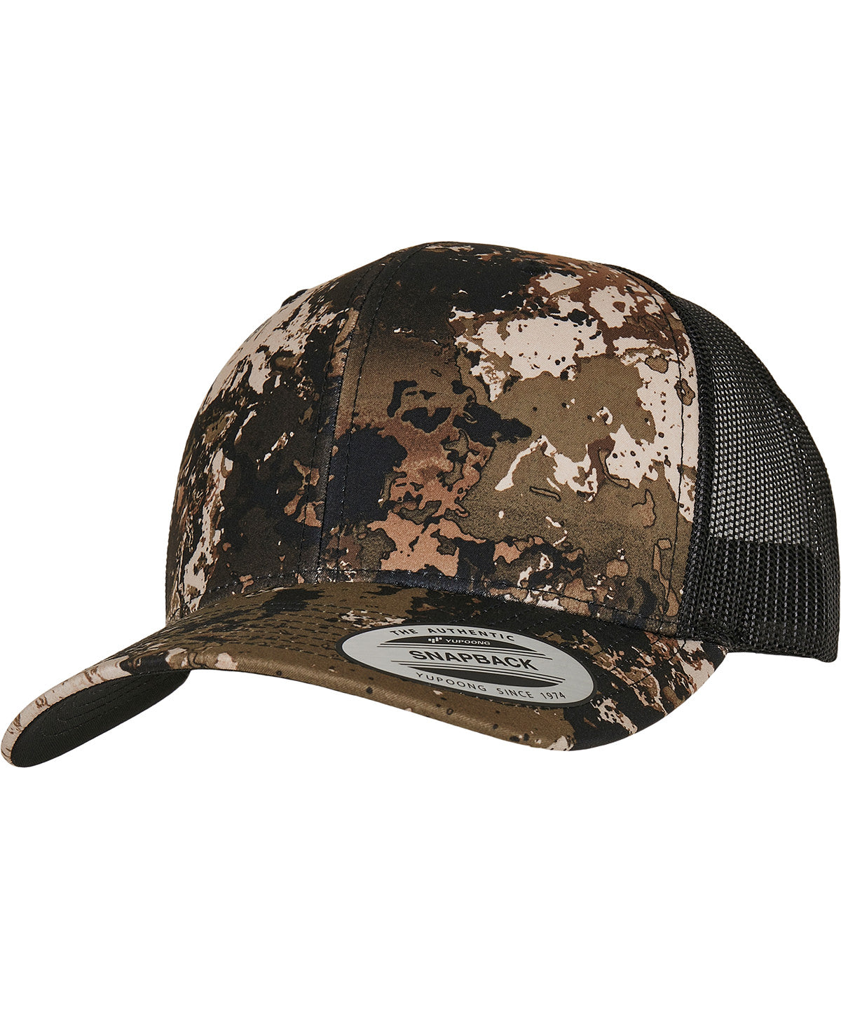 YP Classics® Veil Camo retro trucker cap (6606VC) | wideland