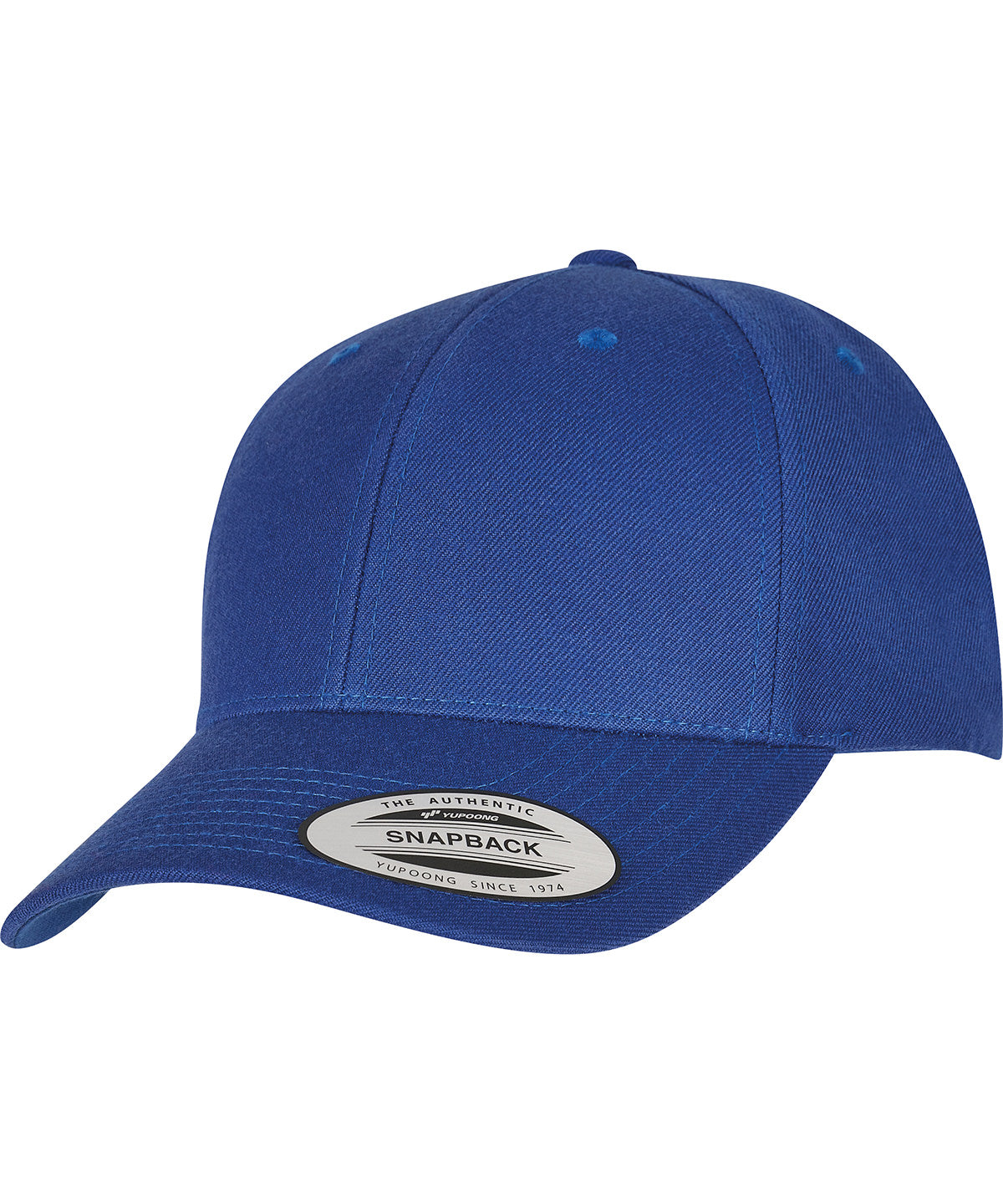 Premium curved visor snapback cap (6789M) | black