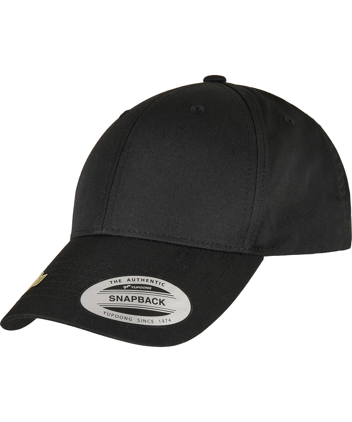 Recycled poly twill snapback (7706RS) | black