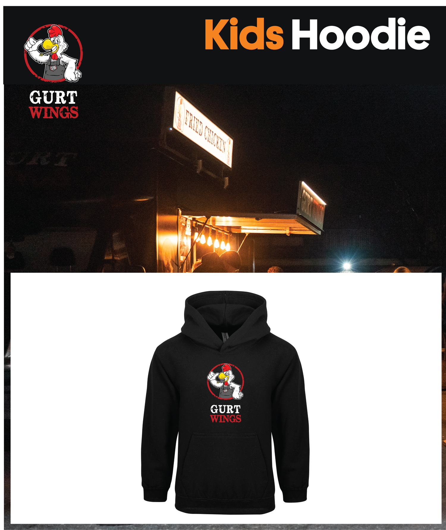 Gurt Wings - Kids Hoodie