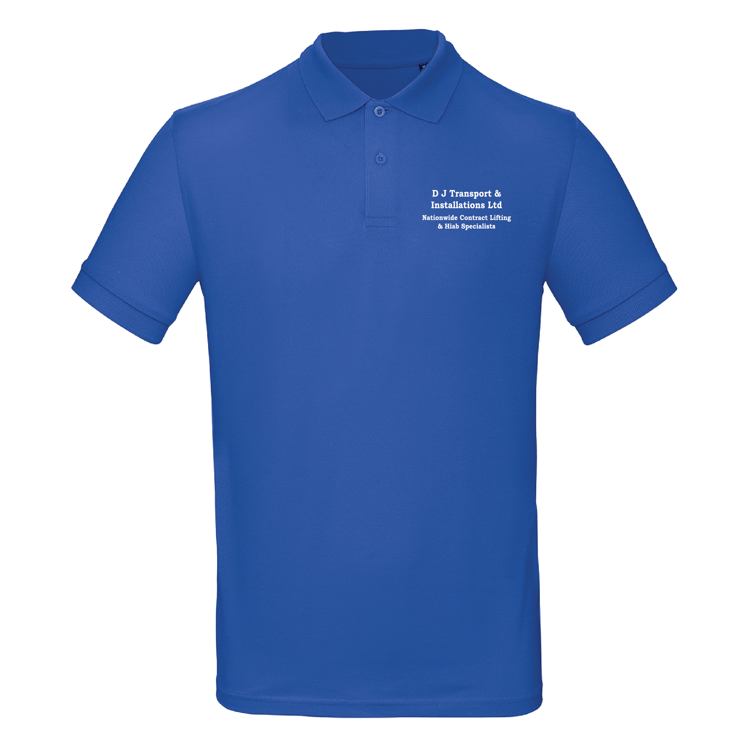DJ Transport | B&C Inspire Polo /men | Cobalt Blue