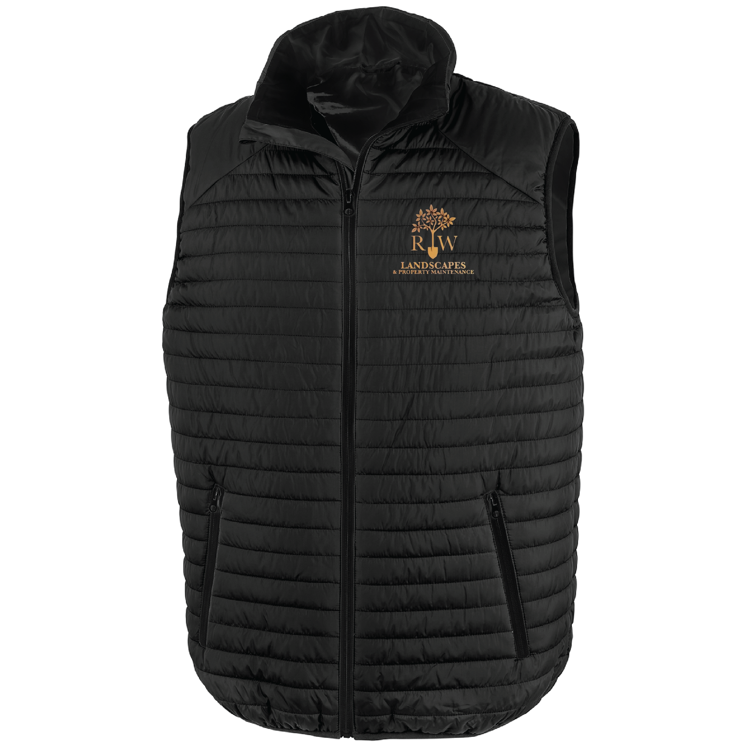 RW Landscapes | Thermoquilt gilet | Black/Black