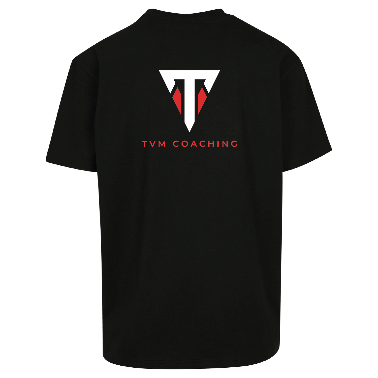 TVM Coaching | Heavy oversized tee | Black - Logo only